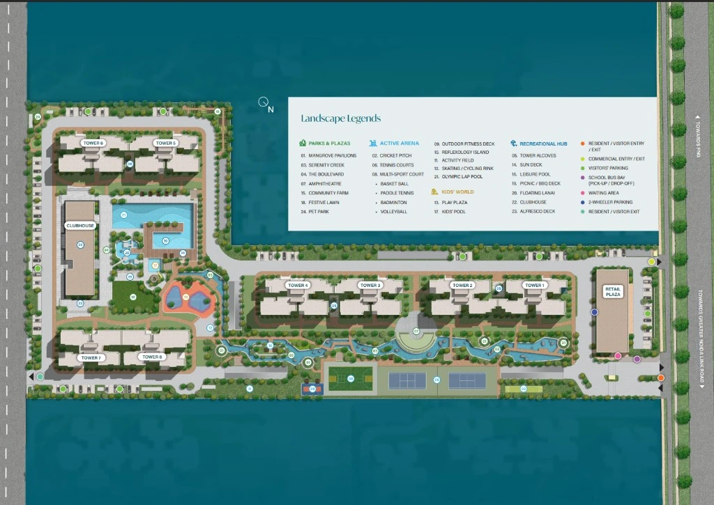 Sobha Rivana Master Plan — Sector 1 Greater Noida